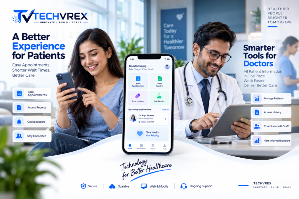 Patient and doctor experience improvement with hospital management software